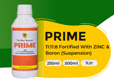 PRIME (11:11:8 Fortified with ZINC & Boron (Suspension))