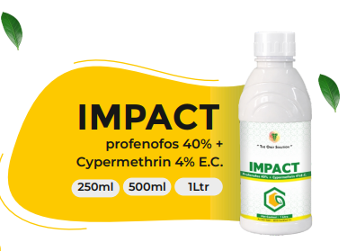 IMPACT (profenofos 40% + Cypermethrin 4% E.C.)